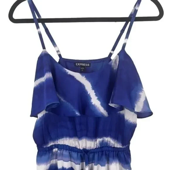 Express Tie Dye Maxi Dress Small S/P - Picture 2 of 8